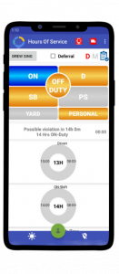 ELD apollo mobile screen