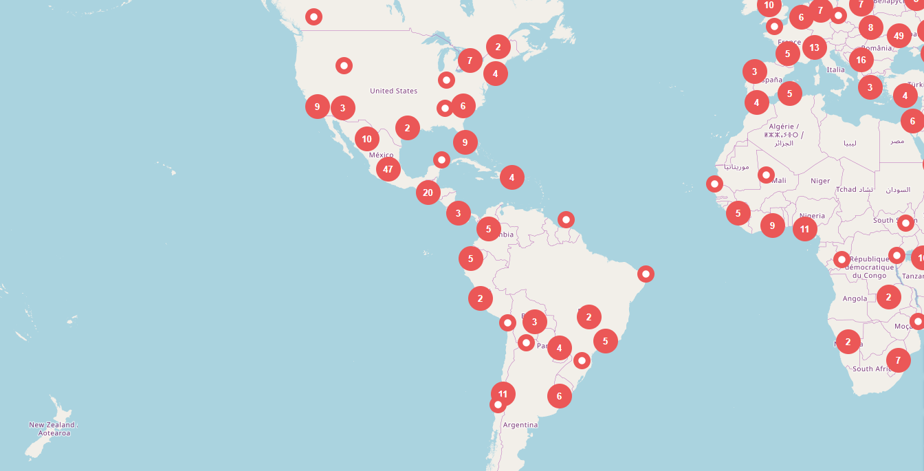global wialon partner map north american