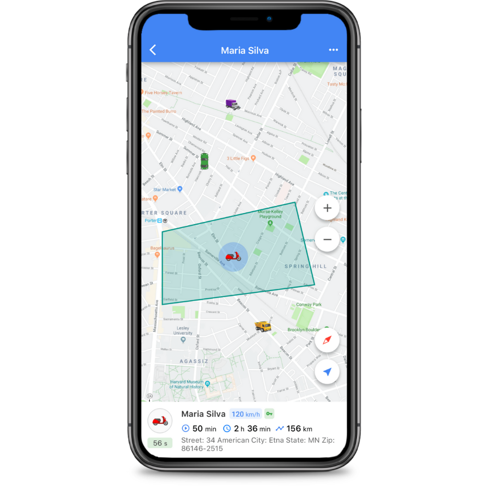 geofences - mobile app