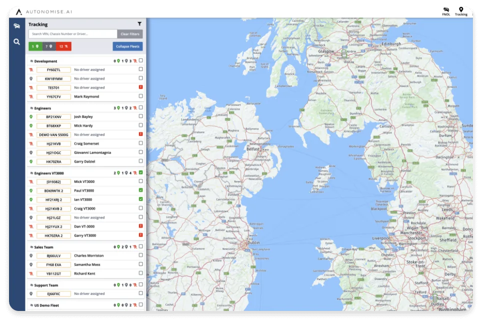 vision track map